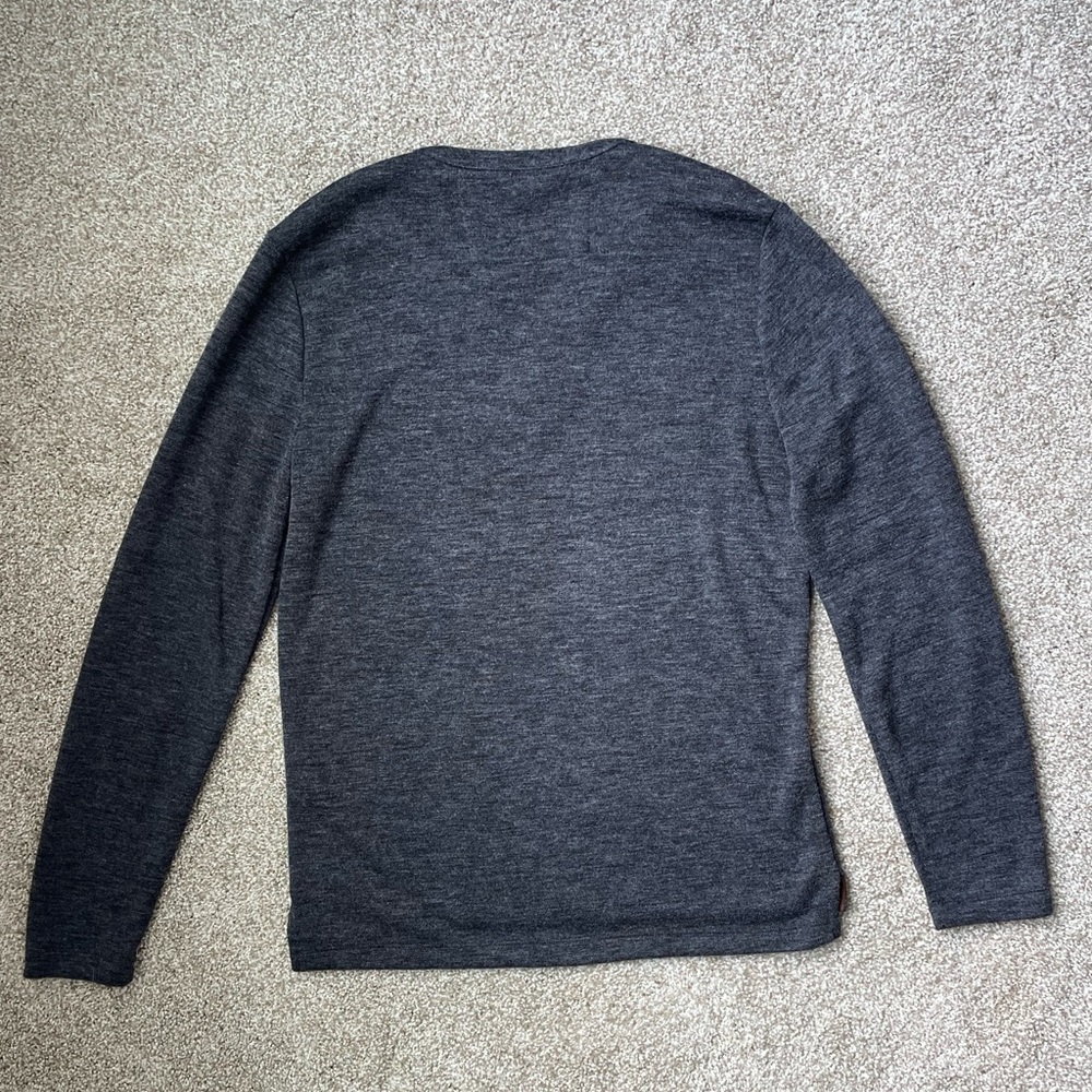 Banana Republic Mens Thick Knit Henley, Size M - Picture 2 of 4